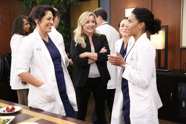 Grey's Anatomy : Photo Sara Ramirez, Jessica Capshaw, Kelly McCreary, Caterina Scorsone