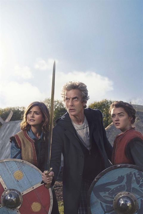 Doctor Who (2005) : Photo Maisie Williams, Jenna Coleman, Peter Capaldi