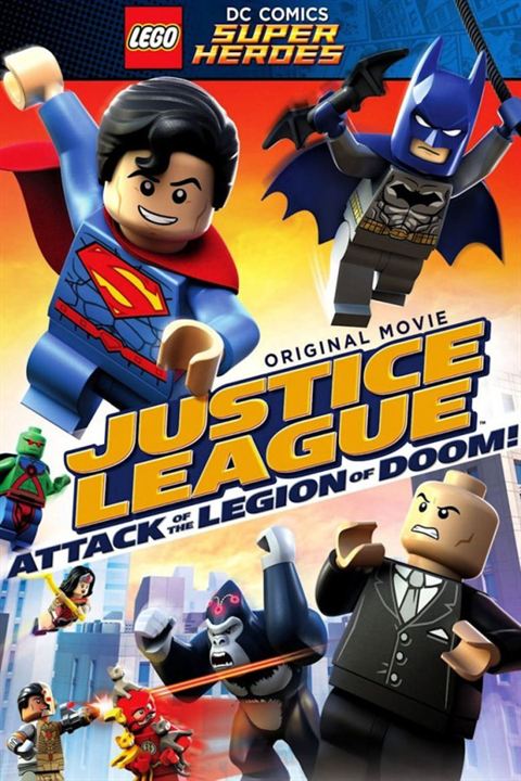 Lego DC Comics Super Heroes : La Ligue des Justiciers - L'Attaque de la Légion maudite : Affiche