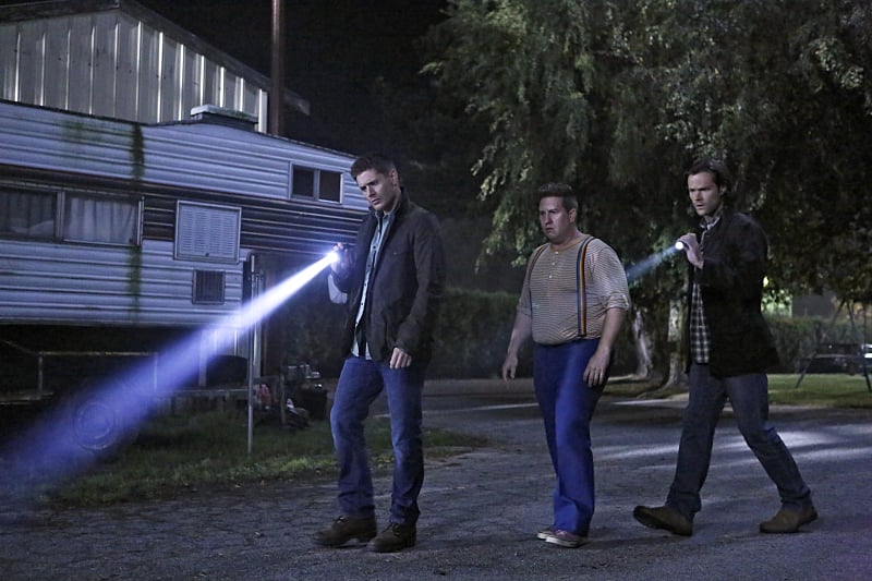 Supernatural : Photo Nate Torrence, Jensen Ackles, Jared Padalecki