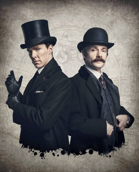 Sherlock : Photo Benedict Cumberbatch, Martin Freeman