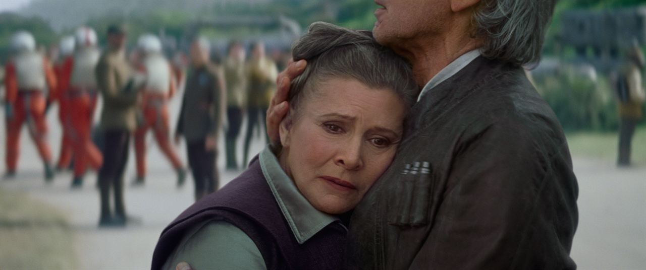Star Wars - Le Réveil de la Force : Photo Harrison Ford, Carrie Fisher