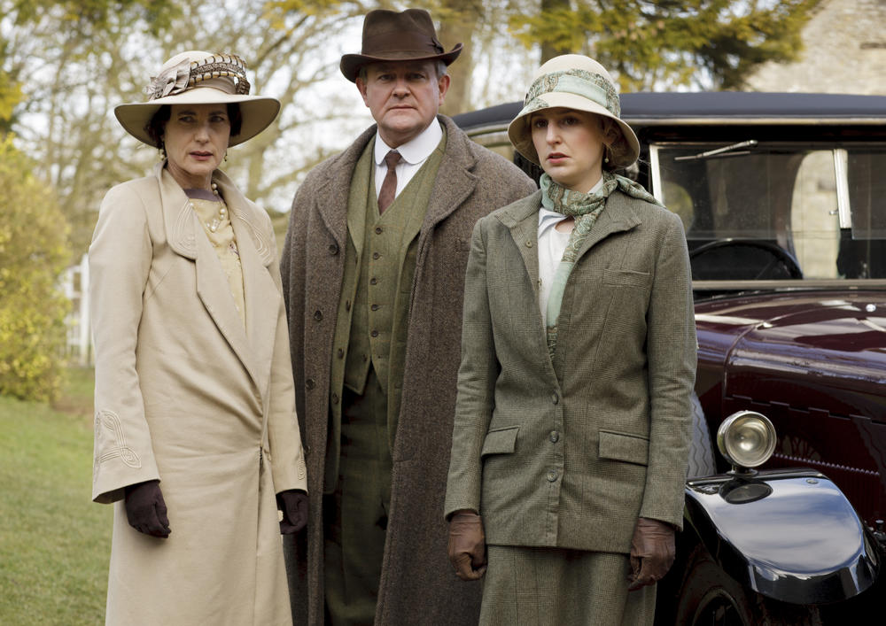 Downton Abbey : Photo Hugh Bonneville, Laura Carmichael, Elizabeth McGovern