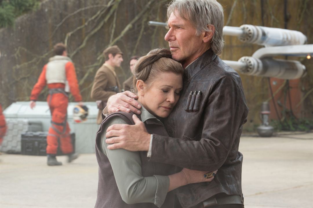 Star Wars - Le Réveil de la Force : Photo Carrie Fisher, Harrison Ford