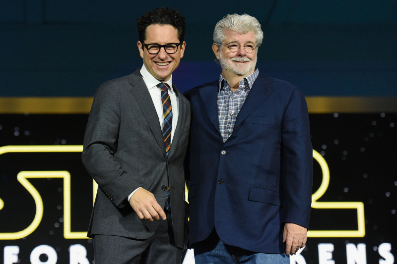 Star Wars - Le Réveil de la Force : Photo promotionnelle J.J. Abrams, George Lucas