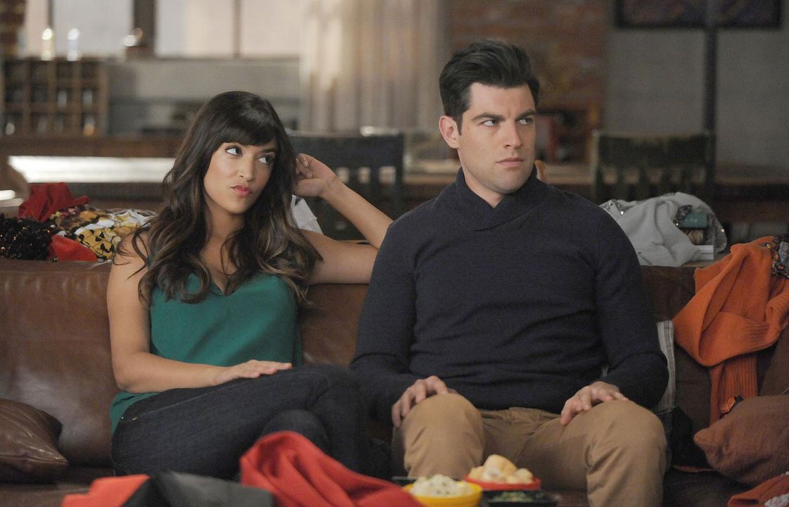 New Girl : Photo Max Greenfield, Hannah Simone