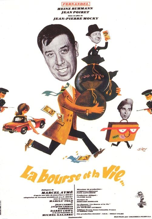 La Bourse et la Vie : Affiche