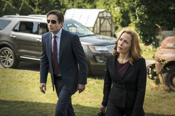 X-Files : Photo David Duchovny, Gillian Anderson