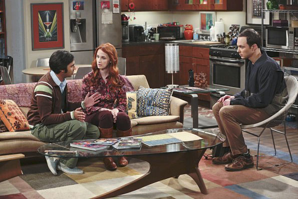 The Big Bang Theory : Photo Jim Parsons, Laura Spencer, Kunal Nayyar
