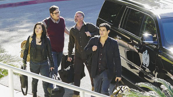 Scorpion : Photo Jadyn Wong, Elyes Gabel, Ari Stidham, Jeff Fahey