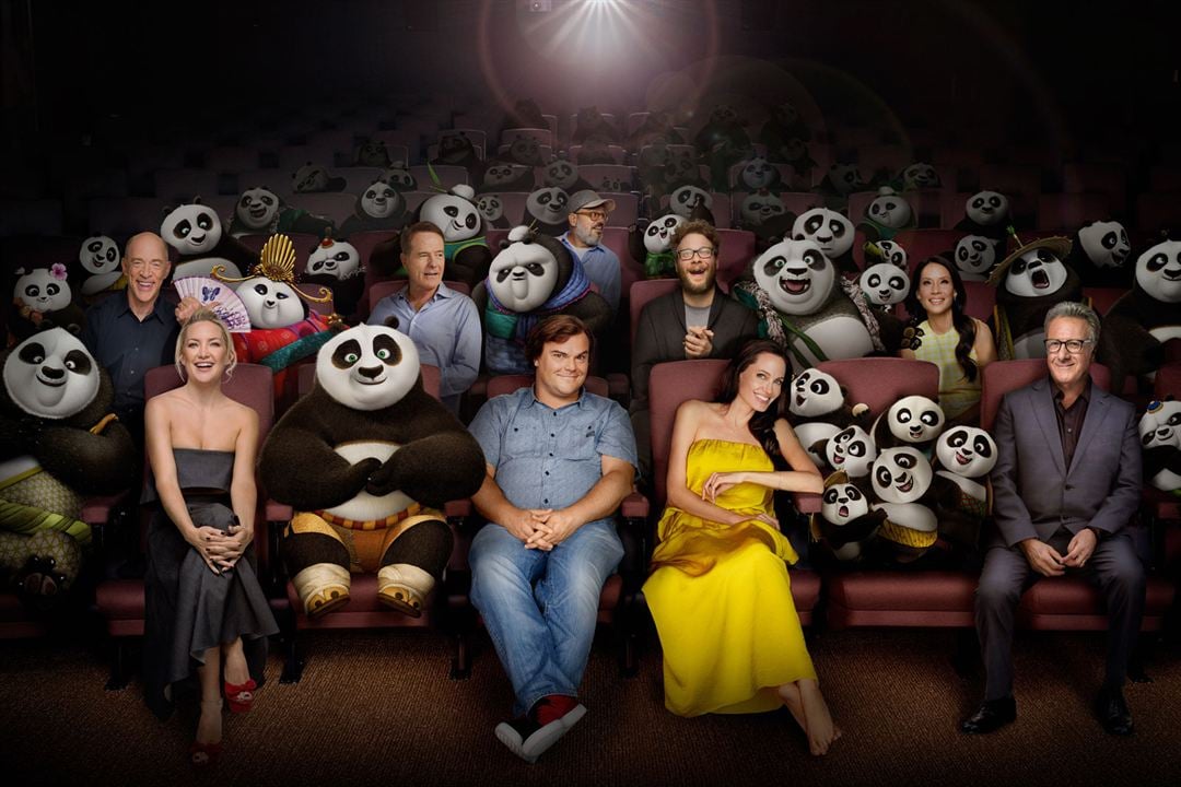 Kung Fu Panda 3 : Photo promotionnelle Kate Hudson, David Cross, Seth Rogen, Jack Black, Angelina Jolie, Lucy Liu, J.K. Simmons, Dustin Hoffman, Bryan Cranston