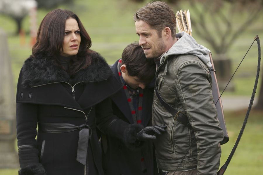 Once Upon a Time : Photo Lana Parrilla, Jared Gilmore, Sean Maguire