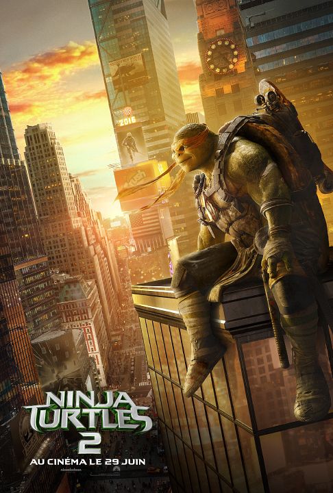 Ninja Turtles 2 : Affiche