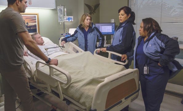 Grey's Anatomy : Photo Sara Ramirez, Scott Elrod, Ellen Pompeo, Chandra Wilson