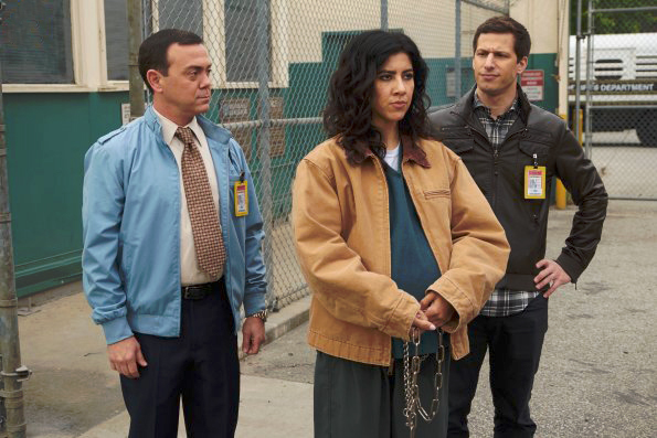 Brooklyn Nine-Nine : Photo Andy Samberg, Joe Lo Truglio, Stephanie Beatriz