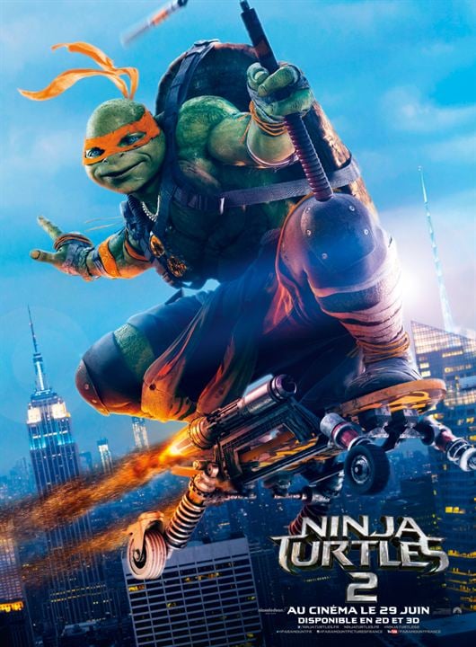 Ninja Turtles 2 : Affiche