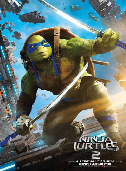 Ninja Turtles 2 : Affiche