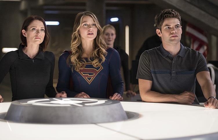 Supergirl : Photo Melissa Benoist, Chyler Leigh, Jeremy Jordan (II)