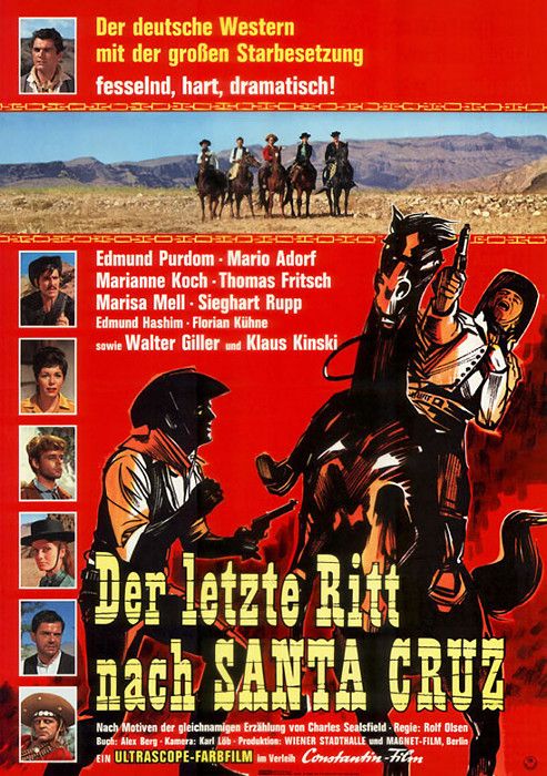 La chevauchée vers Santa Cruz : Affiche