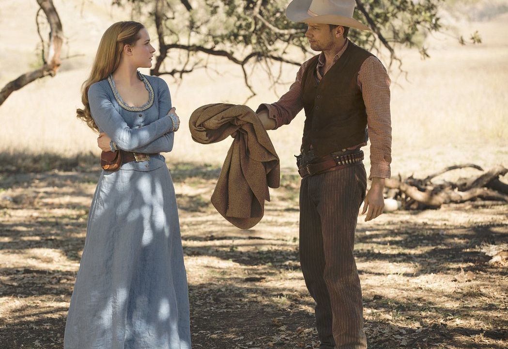 Westworld : Photo Jimmi Simpson, Evan Rachel Wood
