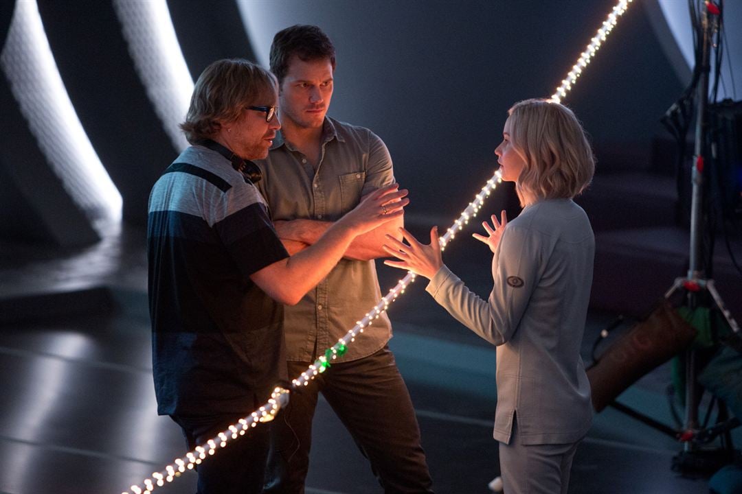 Passengers : Photo Morten Tyldum, Jennifer Lawrence, Chris Pratt