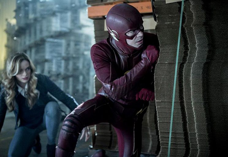Flash (2014) : Photo Danielle Panabaker, Grant Gustin