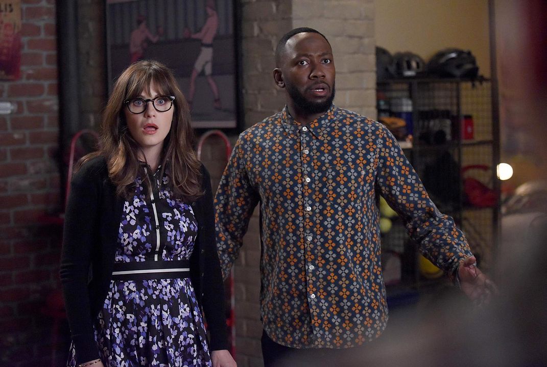 New Girl : Photo Zooey Deschanel, Lamorne Morris