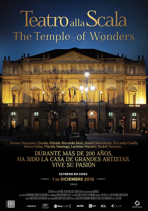 Le temple des merveilles - La Scala de Milan (CGR Events) : Affiche