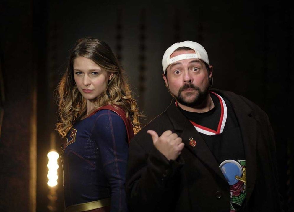 Supergirl : Photo Melissa Benoist, Kevin Smith