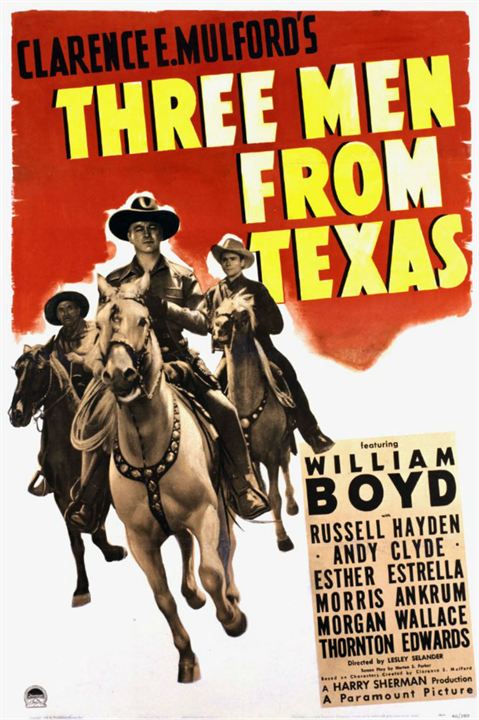 Trois hommes du Texas : Affiche