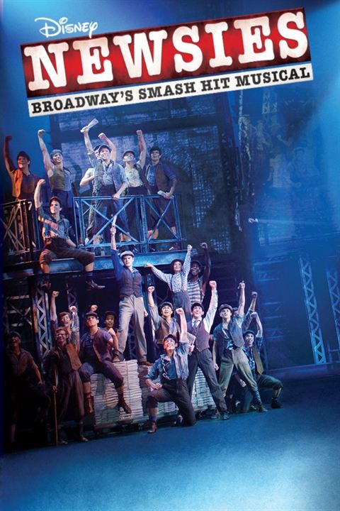 Disney's Newsies the Broadway Musical : Affiche