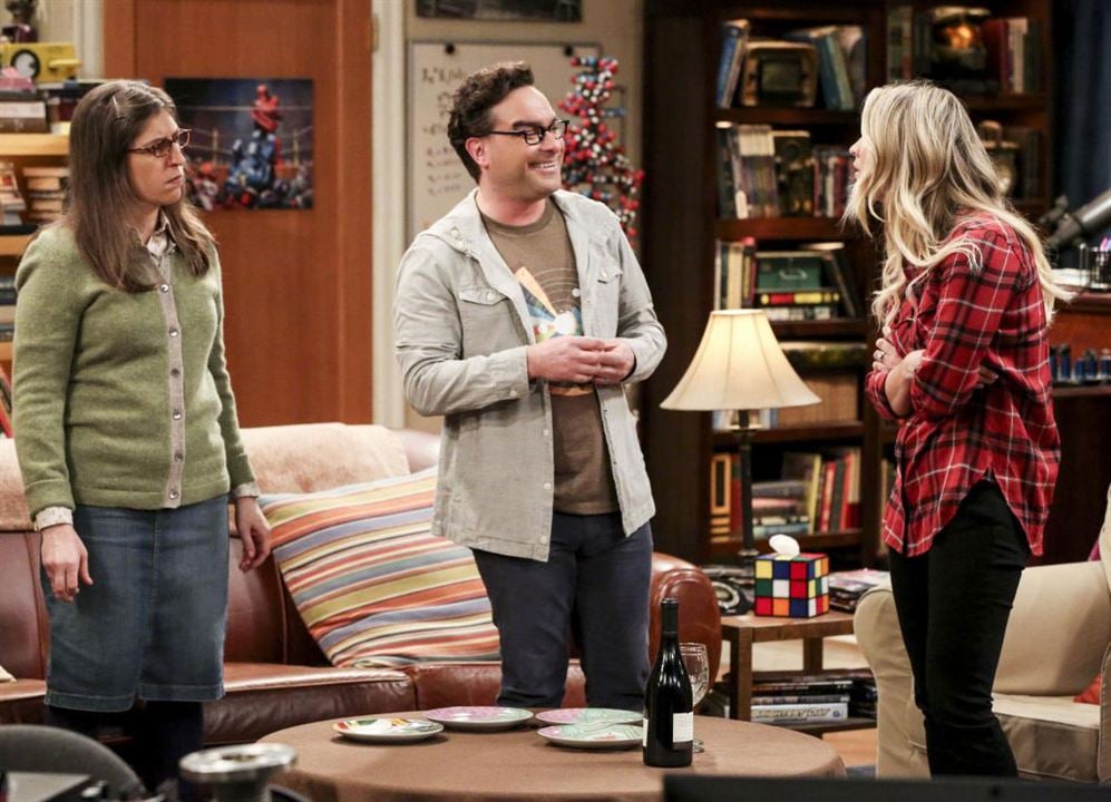 The Big Bang Theory : Photo Mayim Bialik, Johnny Galecki, Kaley Cuoco