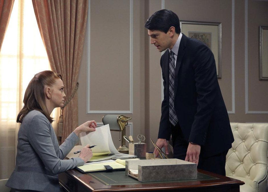 Trial & Error : Photo Jayma Mays, Nicholas D'Agosto