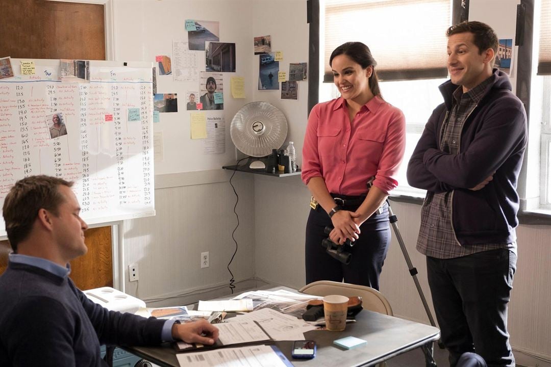 Brooklyn Nine-Nine : Photo Melissa Fumero, Kyle Bornheimer, Andy Samberg