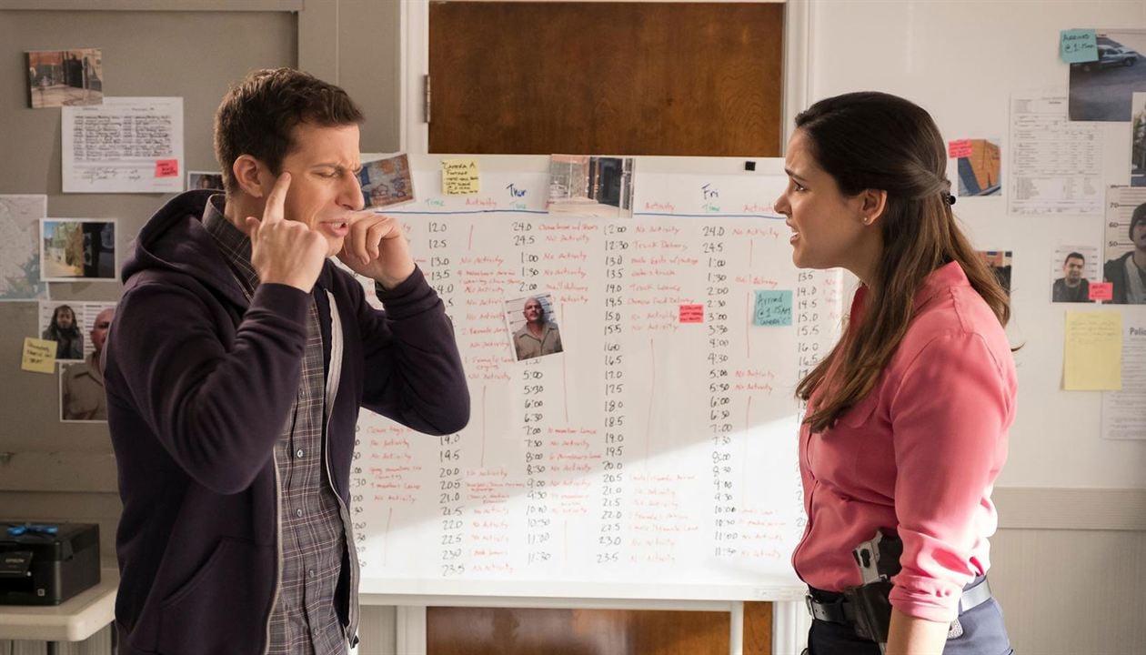 Brooklyn Nine-Nine : Photo Melissa Fumero, Andy Samberg