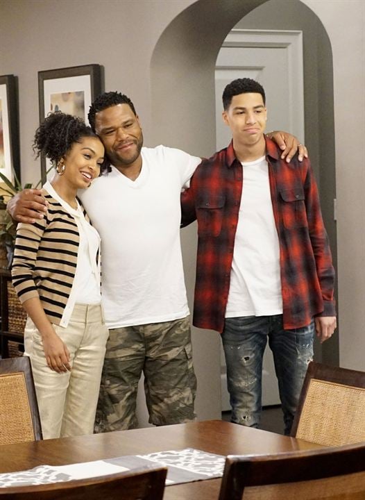 Black-ish : Photo Yara Shahidi, Anthony Anderson, Marcus Scribner