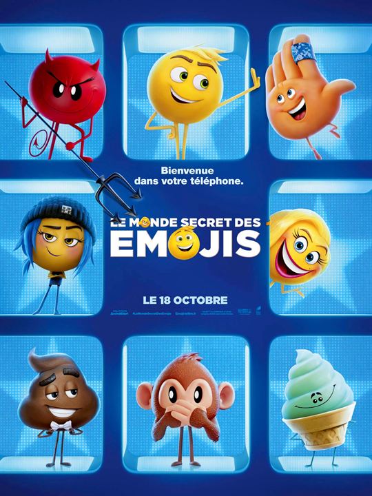 Le Monde secret des Emojis : Affiche