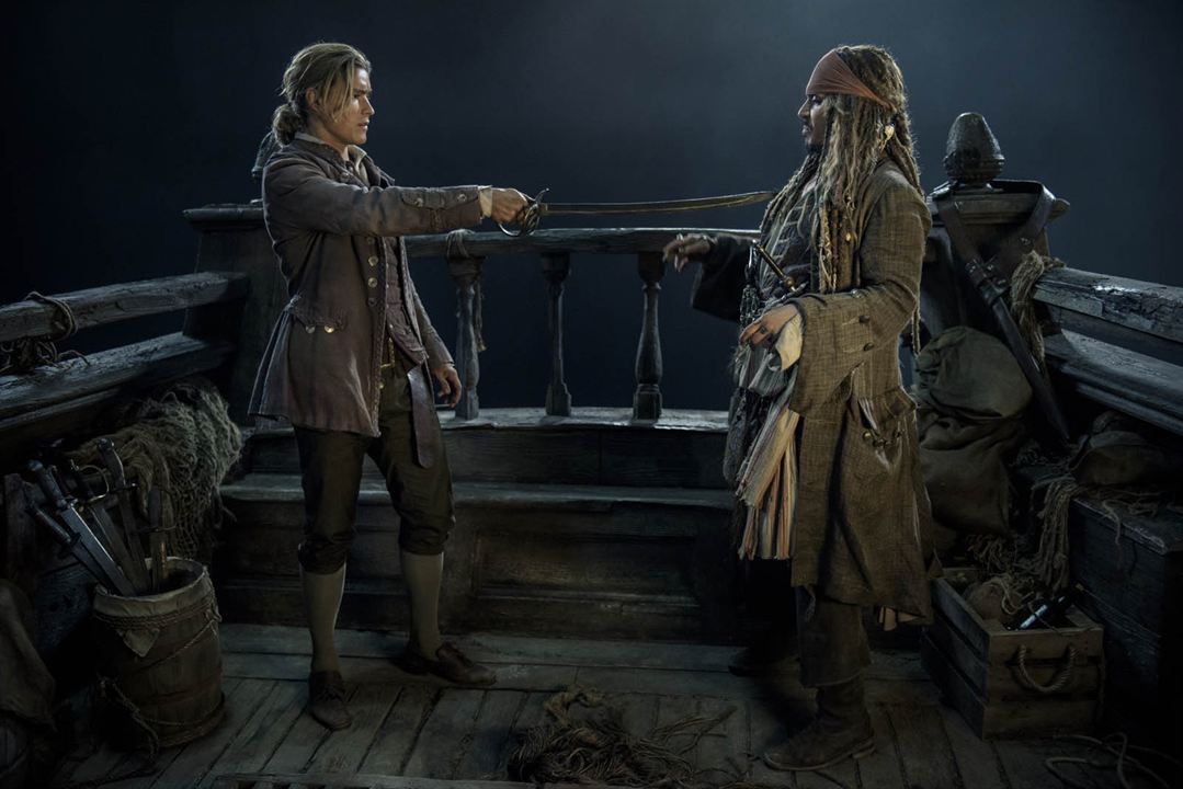 Pirates des Caraïbes : la Vengeance de Salazar : Photo Johnny Depp, Brenton Thwaites