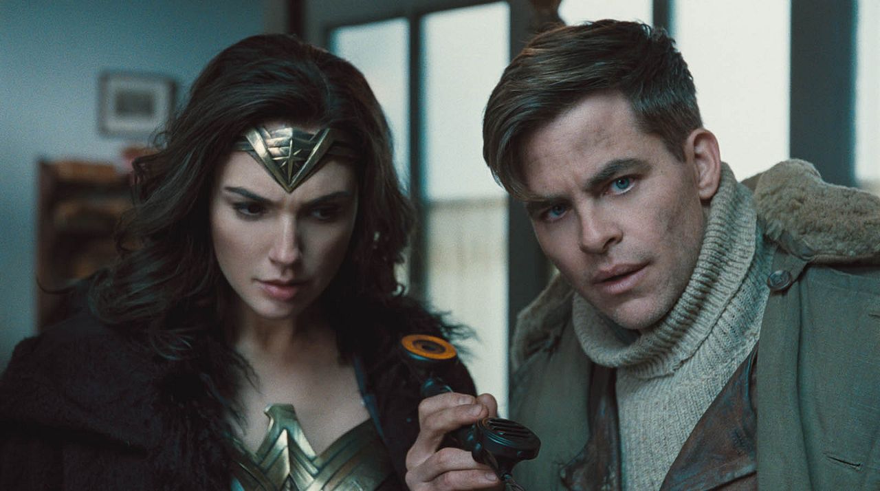 Wonder Woman : Photo Chris Pine, Gal Gadot