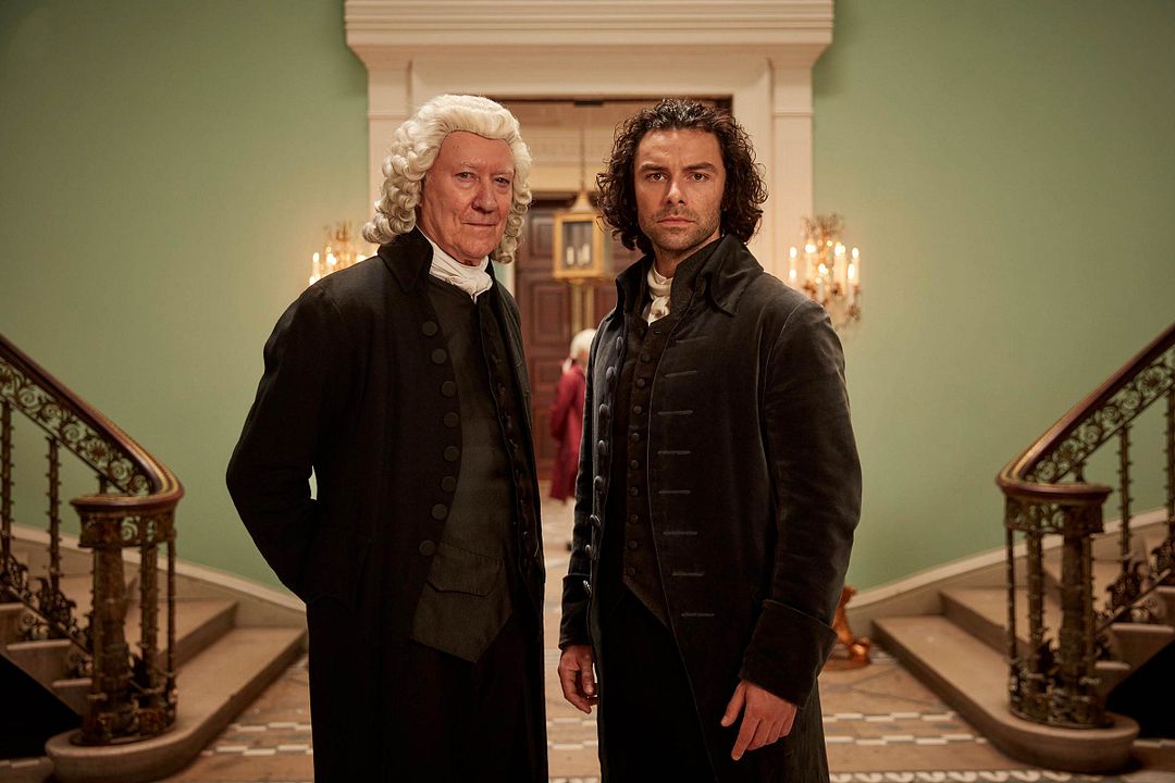Poldark (2015) : Photo Aidan Turner, Robin Ellis