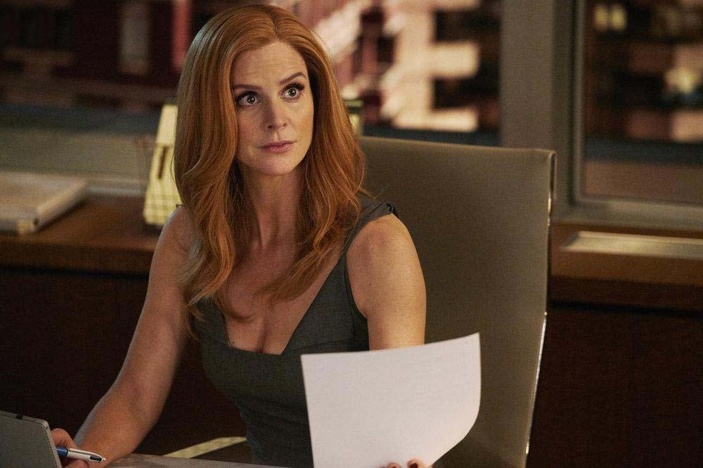 Suits : avocats sur mesure : Photo Sarah Rafferty