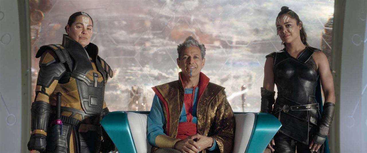 Thor : Ragnarok : Photo Tessa Thompson, Rachel House, Jeff Goldblum