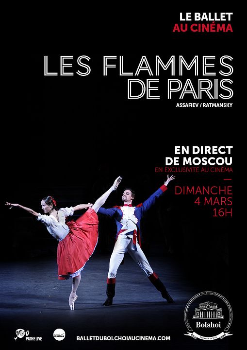 Les Flammes de Paris (Bolchoï-Pathé Live) : Affiche