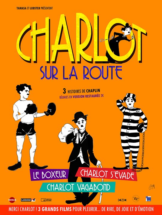 Charlot sur la route : Affiche
