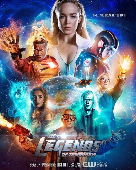 Affiche Victor Garber, Nick Zano, Franz Drameh, Caity Lotz, Maisie Richardson-Sellers, Dominic Purcell, Brandon Routh