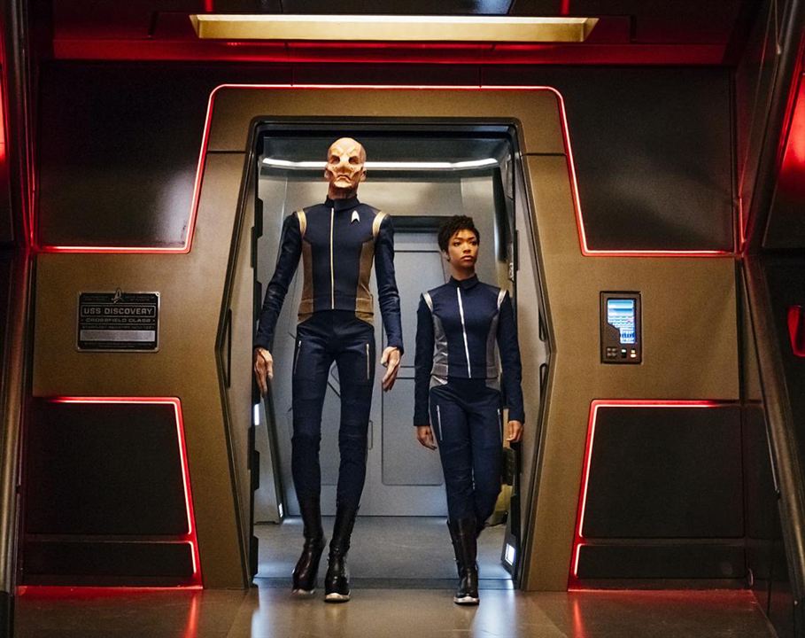 Star Trek: Discovery : Photo Doug Jones, Sonequa Martin-Green