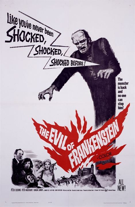 L'Empreinte de Frankenstein : Affiche