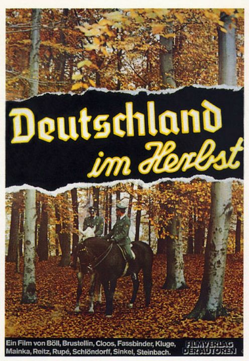 L'Allemagne en automne : Affiche