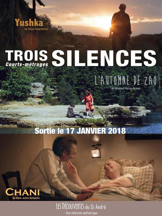 Trois silences : Affiche