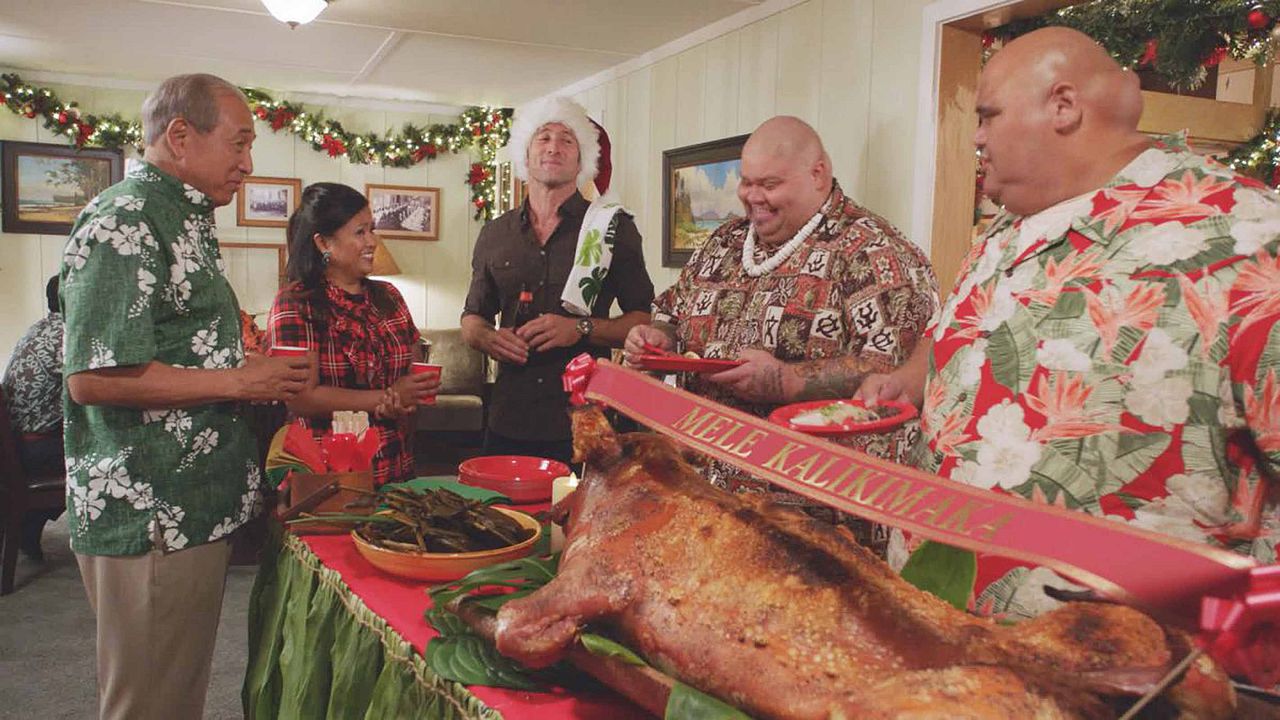 Hawaii Five-0 (2010) : Photo Dennis Chun, Alex O'Loughlin, Taylor Wily, Shawn Mokuahi Garnett, Kimee Balmilero